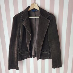 Brown Corduroy Women's Jacket